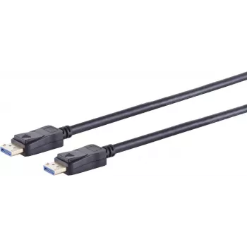 ShiverPeaks DisplayPort kabelis 10-81015, DisplayPort–DisplayPort, 0,5 m, melns, Ø6 mm