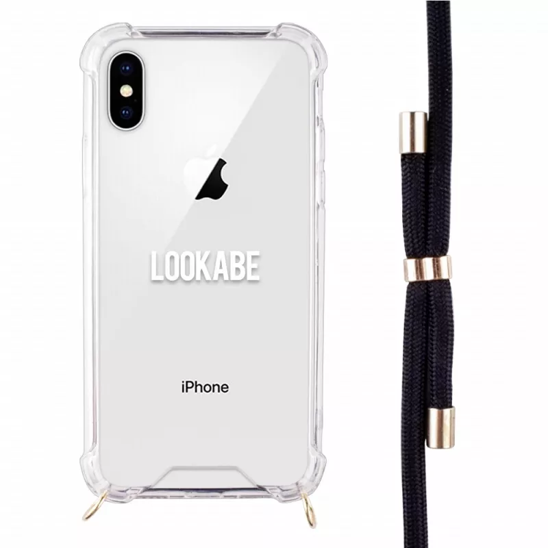 Vāciņš Cover Coros LOO005 iPhone XS Max 16.5 cm (6.5 collu) Melns Caurspīdīgs