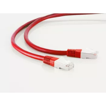 S/CONN 1m RJ45 tīkla kabelis sarkans Cat6 S/FTP (S-STP)