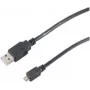 shiverpeaks BS77185-HQ USB kabelis USB A – Micro-USB A melns