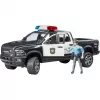 BRUDER RAM 2500 Policijas pikaps 02505 – mēroga modelis, rotaļu auto