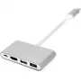 USB-C centrmezgls ar HDMI un 4x USB 2.0/3.0 pieslēgvietām
