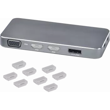 SmartKeeper HDMI kabeļa turētājs - 2 siksnas + 1 turētājs Oranžs HCG01P1