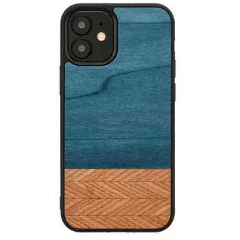 Telefona maciņš man and wood iPhone 12 mini — denim melns
