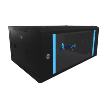 Sienas stiprinājuma skapis Extralink 4U 600x450 Melns