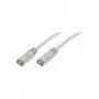 LogiLink 992298 RJ45 tīkla kabelis, Patch kabelis CAT 5e SF/UTP 10.00 m Pelēks 1 gab.