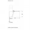 Sienas nosūcējs Bosch DWK65DK20, 590×325×690 mm, 550 m³/h, 3 ātrumi, 62 dB, balts, alumīnija tauku filtrs