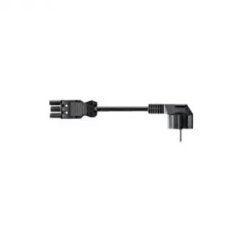 Kabelis Bachmann H05VV-F 3G 1,5 mm² 1,5m Melns CEE7/4 GST18/3