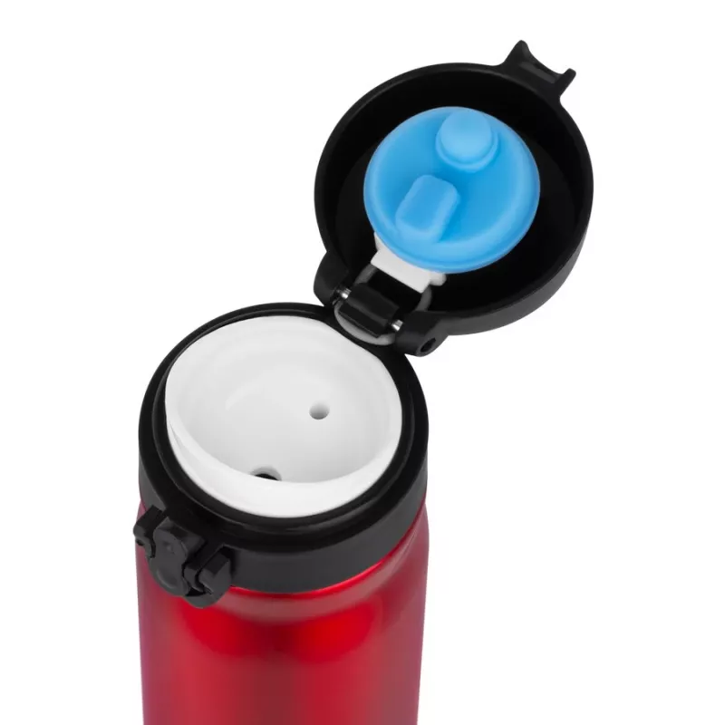 Termopudele NOVEEN TB825 400 ml – nerūsējošā tērauda dzērienu trauks, sarkana