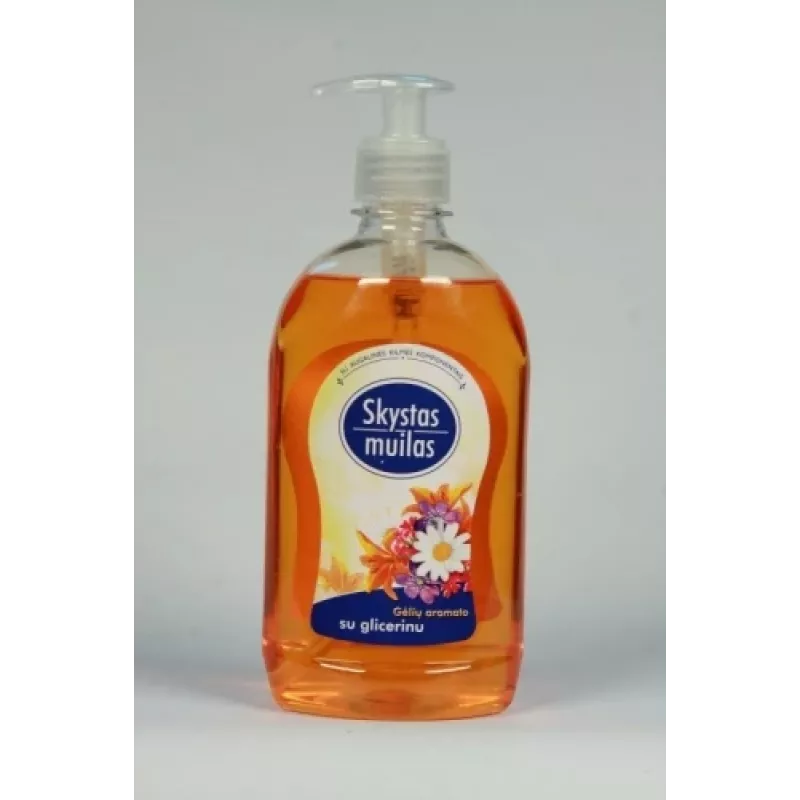 Šķidrās ziepes Nenurodyta P03-02-1-00, 500 ml, glicerīns, ziedu smarža