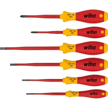 Wiha SoftFinish electric slimFix skrūvgriežu komplekts, 6 daļas