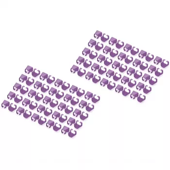 Krāsu kodēšanas klipsis Digitus Color clips Patch kabelim A-CC-VI PVC Violet