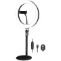 LogiLink Smartphone-Ringlicht-Stativ mit Fernauslöser für Smartphone von 10,16 cm - 17,78 cm (4 - 17,80cm (7)), - 1 Stück (AA0152)