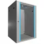 Pie sienas montējams skapis Extralink Rackmount 18U 600x600 Pelēks ar atslēgas slēdzi