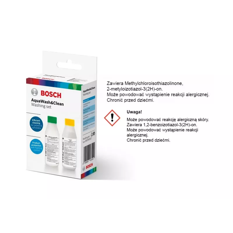 Slapjās un sausās tīrīšanas putekļsūcējs Bosch BWD 41740 AquaWash&Clean — 1700 W, 5 L tvertne, EPA filtrs, teleskopiskā caurule, 9 m rādiuss, violets