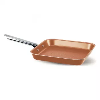 Grila panna Pensofal Cuprum 28 cm ar nerūsējošā tērauda rokturi