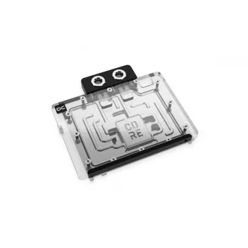 Alphacool 10265 Ūdens dzesēšanas bloks ar aRGB apgaismojumu un alumīnija aizmugures plāksni, 161 mm
