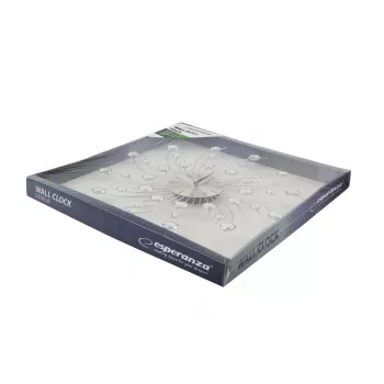 Mehāniskais sienas pulkstenis ESPERANZA EHC004, metāla rāmis, Ø50 cm, 2.5 cm biezums, baterija AA 1.5V (1)