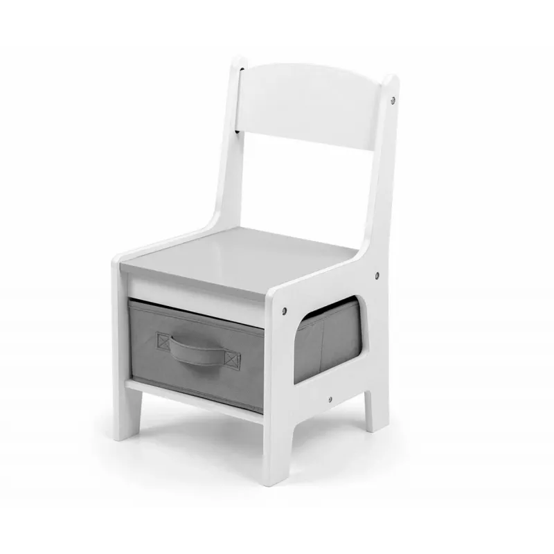 Bērnu mēbeļu komplekts Milly Mally Sven White – modelis 5488, balts