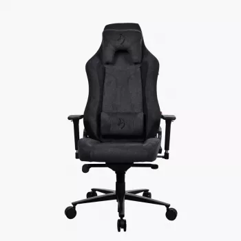 Arozzi Vernazza Soft Fabric spēļu krēsls, Pure Black