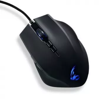 MediaRange MRGS203 spēļu pele, labā roka, USB Type-A, optiska, 5000 DPI