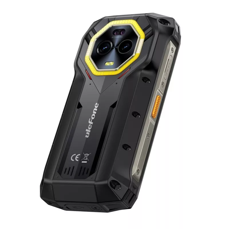 Ulefone Armor Mini 20 viedtālrunis, 4,7 collu, Helio G99, 8GB RAM, 256GB, 6200 mAh, Android 14, melns