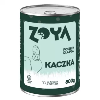 ZOYA suņu mitrā barība ar pīli, 800 g bundžā