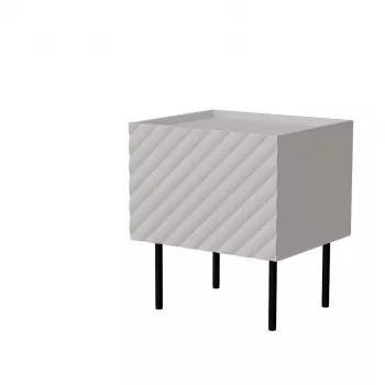 Naktsgaldiņš Cama LUCCA, komplekts 2 gab., 47x40x52 cm, smilškrāsas, MDF/skaidu plātne