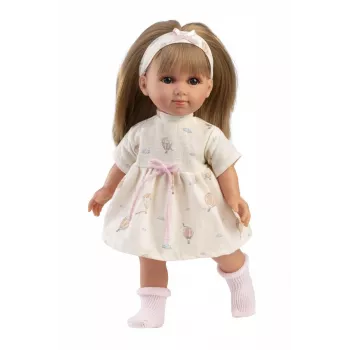 Leļļu Llorens Elena 35 cm — reālistisks izskats, mīksts ķermenis
