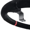 Asetek SimSports Lenkradkranz, dished, 340 mm - melns, zamšāda