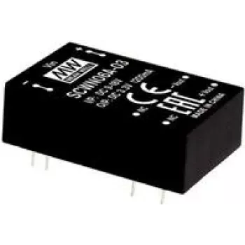 MEAN WELL SCWN06A-15 6W 15V 0.4A līdzstrāvas pārveidotājs