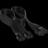 CORSAIR CP-8920284 iekšējais strāvas kabelis 12VHPWR uz 8+8 kontaktu PCIe, plakans, līdz 600 W