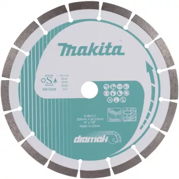 Dimanta disks griešanai Makita D-80117, 230x22,23 mm
