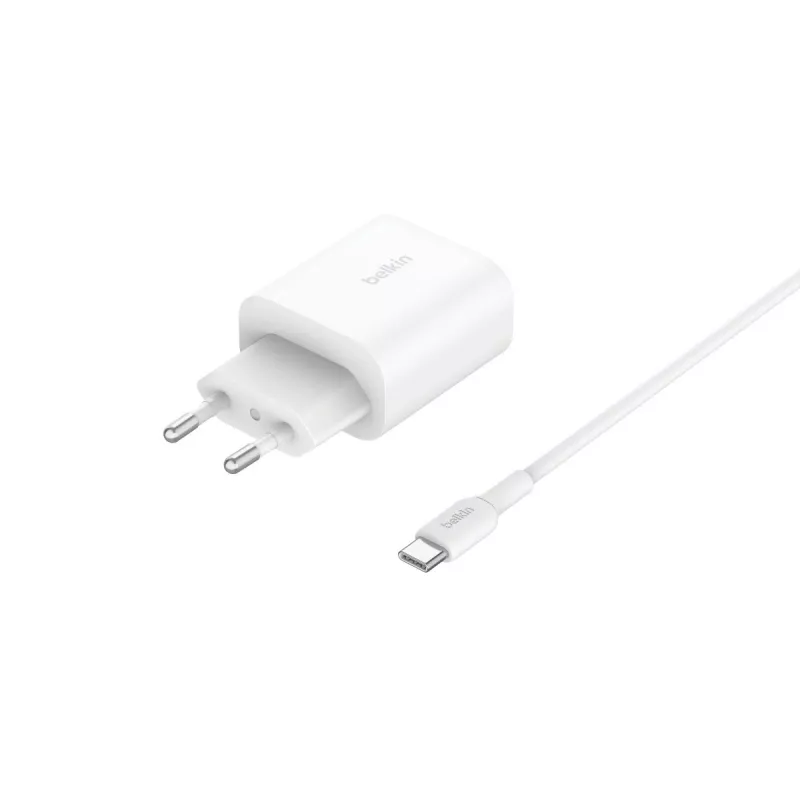 Bezvadu lādētājs Belkin BoostCharge WIZ029VFWH ātrā uzlāde USB Type-C iekštelpām