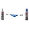 Tīrīšanas komplekts ekrāniem un plastmasai ActiveJet AOC-269, 2 mikrošķiedras drānas 200x200 mm, 250 ml šķidrums