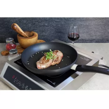 Caso TC 3500 Thermo Control Hob indukcijas plīts, 1 zonas, melna/nerūsējošais tērauds