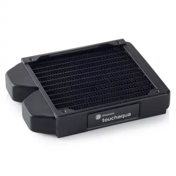 Radiators 120mm BitsPower Tarasque BPTA-NLSS120-F2PB — plāns viena ventilatora radiators