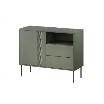 1D2S TRESSE kumode 100x40x75 matēts zaļš