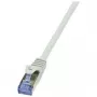 Tīkla vads LogiLink Cat6a S/FTP RJ-45 1m Pelēks