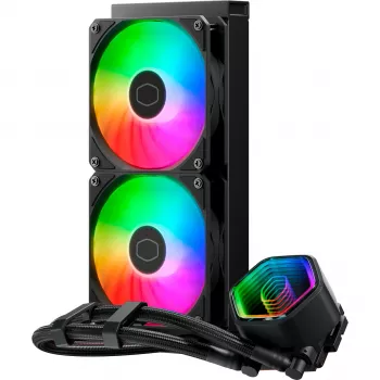 Cooler Master MasterLiquid 240 Core II procesora šķidruma dzesēšanas komplekts 4.72 (12 cm) Melns