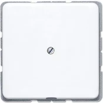 JUNG CD 590 A WW Balts sienas slēdža pārsegs, Duroplast, klasisks dizains