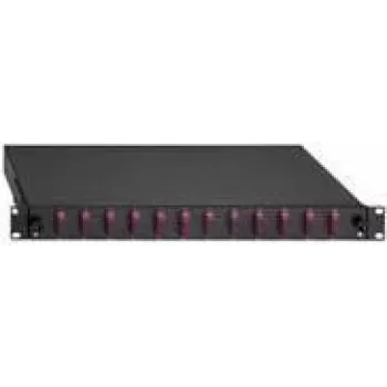 Šķiedru optikas kārba Rutenbeck 2280305060 SC Duplex MM x6 Melna 1U