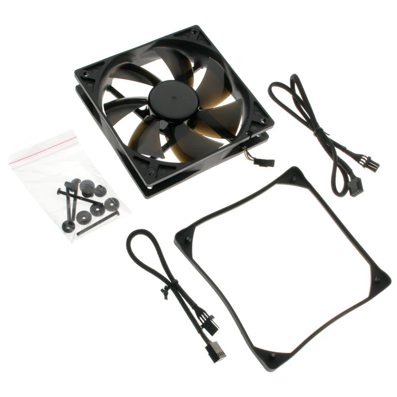 Noiseblocker ITR-PL-PS BlackSilent Pro PLPS datora korpusa ventilators, 120 mm, PWM
