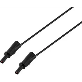 Voltcraft MSB-532 Testa vads 4mm 1 m melns 2.5mm² CAT IV 600V 32 A (VC-16832955)