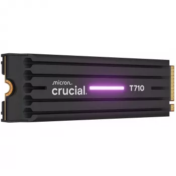 SSD CRUCIAL T710 4 TB M.2 PCIe 5.0 NVMe — 4000 GB, Lasīšana 14500 MB/s, Rakstīšana 13800 MB/s