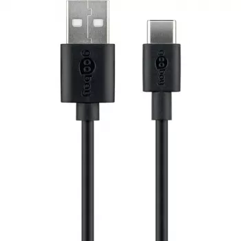 Goobay 45735 USB kabelis melns