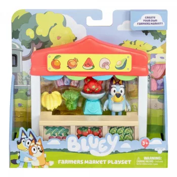 Figūriņu komplekts TMTOYS Mini Bluey Pārtikas veikals BLU17555 – miniatūru tēlu komplekts rotaļām