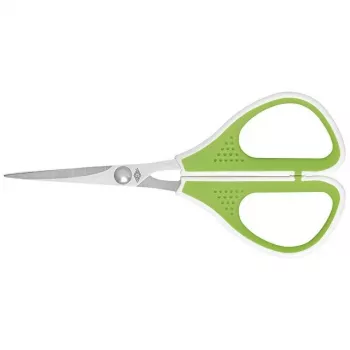 Šķēres WEDO 975 411 universālas taisngriezuma vienas malas 114 mm, zaļi/balts