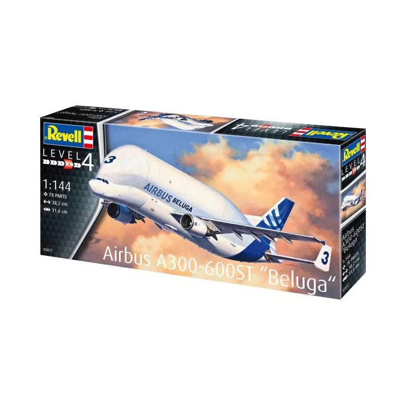 Revell 1:144 Airbus A300-600ST Beluga Plastikas Modeļa Komplekts