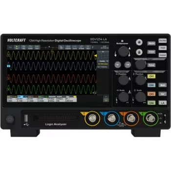 Voltcraft DOV1254 LA digitālais osciloskops 125 MHz 4 kanāli 1.25 GSa/s 100 Mpts 12 biti (VC-16753925)
